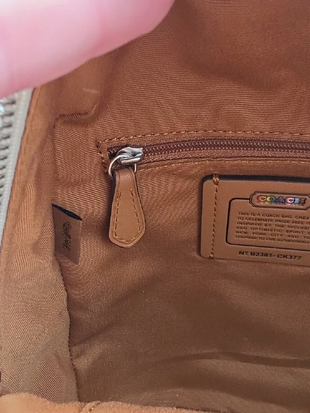 Coach Pride White Rainbow Signature Mono Mini Backpack (NWOT)✨️🌈✨️